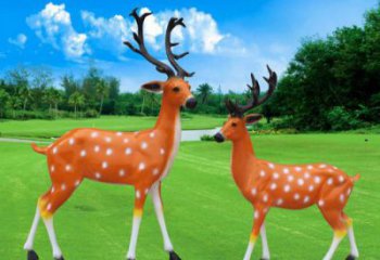 梅花鹿雕塑廠家 大小可定 不銹鋼梅花鹿雕塑價(jià)格