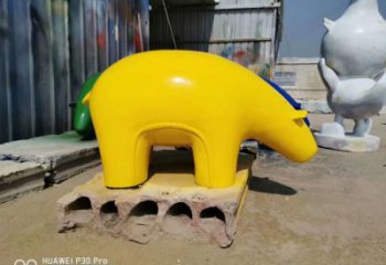 抽象狗熊雕塑廠家 提供不銹鋼抽象動(dòng)物雕塑