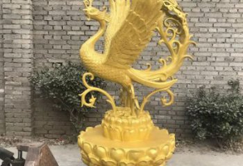 金色孔雀雕塑廠(chǎng)家 臺(tái)式擺放 大型孔雀雕塑生產(chǎn)制作