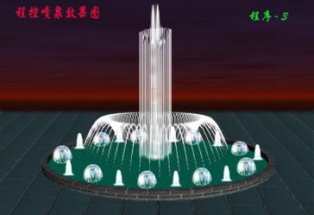 水景瀑布噴泉雕塑廠家  潛水泵循環供水