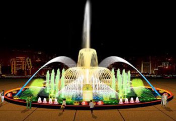 水膜噴泉雕塑廠家 水景水膜原理素材實景