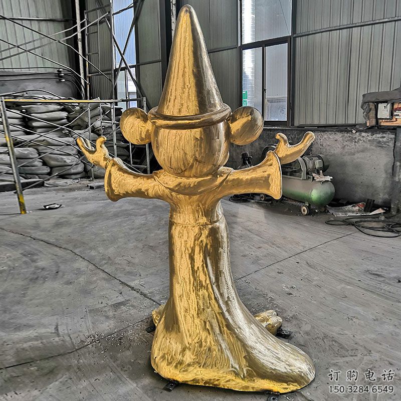 電鍍水手雕塑 不銹鋼電鍍?nèi)宋锏袼? title=