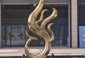 電鍍鳳凰雕塑 不銹鋼鳥電鍍雕塑