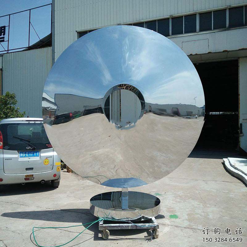 圓鏡雕塑 鏡面不銹鋼圓鏡雕塑