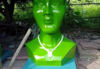 人頭雕塑廠家 現代人物擺件 不銹鋼現代人頭雕塑