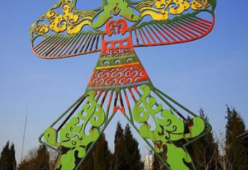 鏤空風箏雕塑廠家 剪紙工藝設計 不銹鋼鏤空風箏雕塑廠家