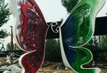 房地產蝴蝶雕塑廠家 彩繪創意小品 歐式蝴蝶雕塑