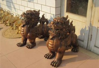 大門口獨(dú)角獸雕塑廠家 歐式賓館擺件 風(fēng)景區(qū)仿古獨(dú)角獸雕塑