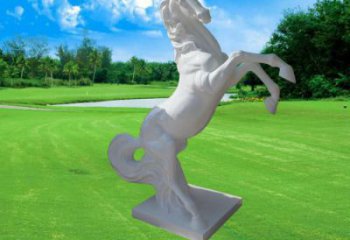 庭院天馬雕塑廠家 歐式仿真擺件 戶外噴漆天馬雕塑