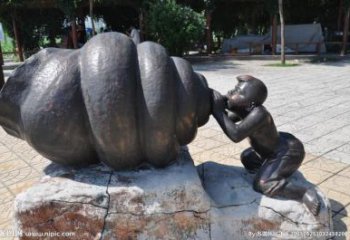 商場海螺雕塑廠家 中式抽象小品 公園仿古海螺雕塑