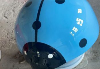 彩繪瓢蟲雕塑廠家 現(xiàn)代抽象擺件 商場切面瓢蟲雕塑