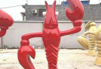 公園大蝦雕塑廠家 中式烤漆小品 風(fēng)景區(qū)仿古大蝦雕塑