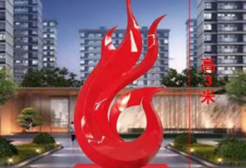 商業街鳳凰雕塑廠家 大型廣場擺件 步行街異形鳳凰雕塑