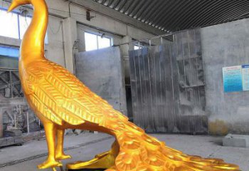 商場鳳凰雕塑廠家 中式創意小品 現代拉絲鳳凰雕塑