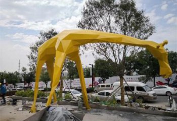 公園小鹿雕塑廠(chǎng)家 中式切面小品 風(fēng)景區(qū)仿古小鹿雕塑