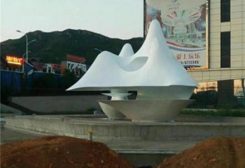 創(chuàng)意假山雕塑廠家 房地產(chǎn)小品 公園不銹鋼假山雕塑