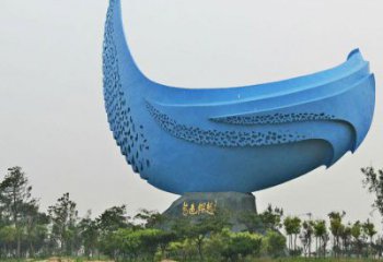 異形路標(biāo)雕塑廠家 現(xiàn)代廣場小品 大型不銹鋼路標(biāo)雕塑