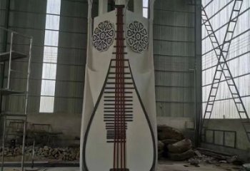 創意提琴雕塑廠家 音樂小品 公園不銹鋼提琴雕塑制作