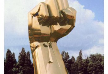 廣場拳頭雕塑廠家 創意小品 現代不銹鋼拳頭雕塑廠