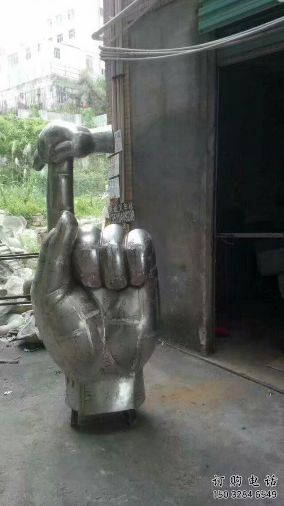 鍛造拇指雕塑廠家 抽象小品 戶外不銹鋼拇指雕塑廠
