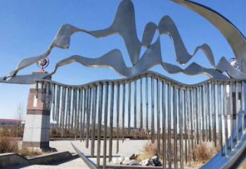 大型群山雕塑廠家 鍛造小品 現(xiàn)代不銹鋼群山雕塑廠