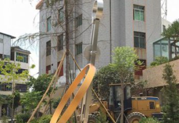 中式圓規(guī)雕塑廠家 公園小品 游樂場不銹鋼圓規(guī)雕塑廠