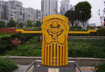 庭院臉譜雕塑廠家 現(xiàn)代小品 鍛造不銹鋼臉譜雕塑廠