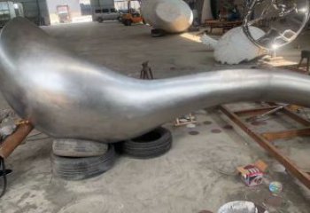 烤漆勺子雕塑廠家 廣場小品 戶外不銹鋼勺子雕塑廠