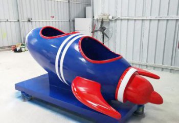 現代火箭雕塑廠家 大型別墅區擺件 制作不銹鋼火箭雕塑