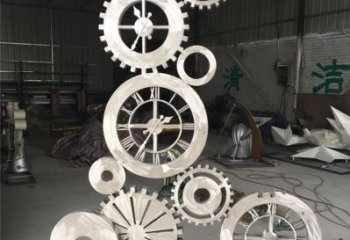 廣場(chǎng)齒輪雕塑廠(chǎng)家 現(xiàn)代公園小品 大型不銹鋼齒輪雕塑廠(chǎng)