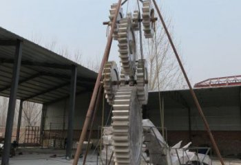 異形齒輪雕塑廠家 現代小品 創意不銹鋼齒輪雕塑生產制作