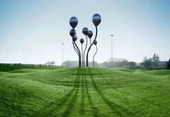 幾何氣球雕塑廠家 鏡面小品 創(chuàng)意氣球雕塑廠