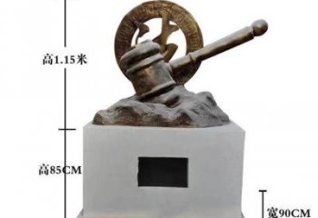 幾何錘子雕塑廠家 創意小品 現代不銹鋼錘子雕塑廠