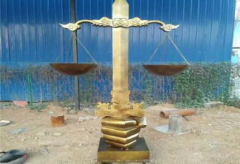 戶(hù)外天平秤雕塑廠(chǎng)家 噴漆小品 創(chuàng)意不銹鋼天平秤雕塑廠(chǎng)