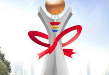 大型獎杯雕塑廠家 鍛造小品 鏡面不銹鋼獎杯雕塑廠