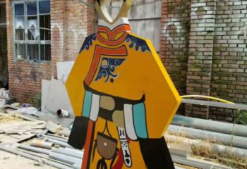 烤漆皮影雕塑廠家 剪影小品 戶外皮影雕塑加工廠