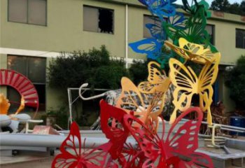 仿古蝴蝶樹(shù)雕塑廠家 草地小品 房地產(chǎn)不銹鋼蝴蝶樹(shù)雕塑廠