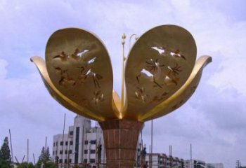 廣場(chǎng)花瓣雕塑廠家 公園小品 戶(hù)外不銹鋼花瓣雕塑廠