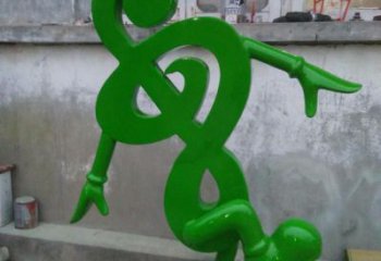 歐式樂符雕塑廠家 抽象擺件 體育場(chǎng)不銹鋼樂符雕塑廠