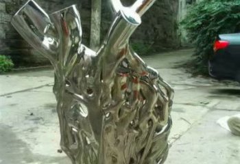 幾何樹墩雕塑廠家 歐式小品 大型不銹鋼樹墩雕塑報(bào)價(jià)