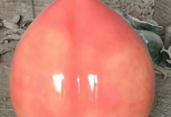 游樂場桃子雕塑廠家 幼兒園擺件 噴漆桃子雕塑廠