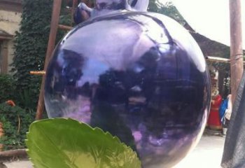 創(chuàng)意藍莓雕塑廠家 仿真小品 公園藍莓雕塑廠