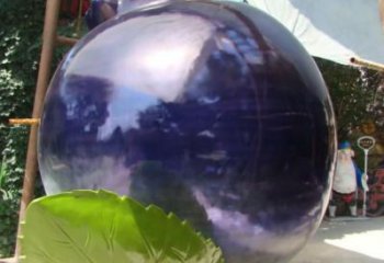 抽象藍莓雕塑廠家 創(chuàng)意小品 現(xiàn)代藍莓雕塑價格