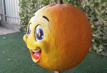 異形橘子雕塑廠家 現(xiàn)代公園小品 廣場橘子雕塑定制