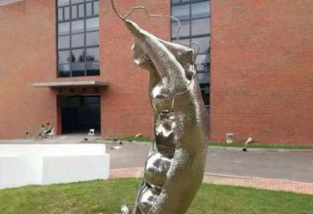 公園云豆雕塑廠家 戶外擺件 仿真不銹鋼云豆雕塑廠