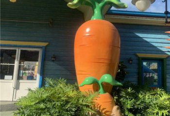 創(chuàng)意胡蘿卜雕塑廠家 仿真小品 公園胡蘿卜雕塑廠