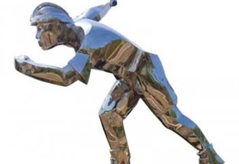 仿真工人雕塑廠家 現代擺件 創意不銹鋼工人雕塑廠