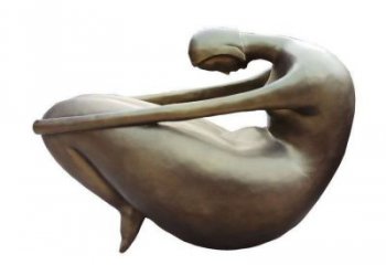 歐式女人體雕塑廠家 抽象擺件 現代不銹鋼女人體雕塑制作