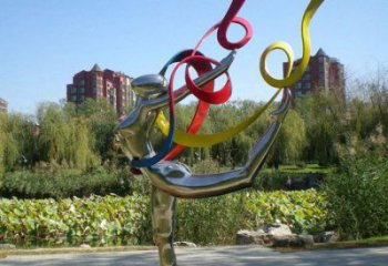 體育女性雕塑廠家 運(yùn)動(dòng)小品 運(yùn)動(dòng)不銹鋼女性雕塑廠