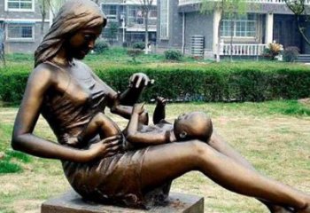 街頭母愛雕塑廠家 大型別墅區(qū)擺件 戶外不銹鋼母愛雕塑制作